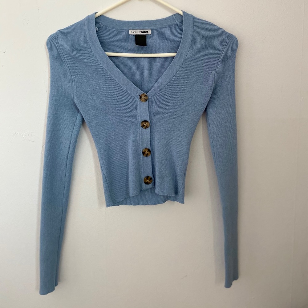 Blue sweater
